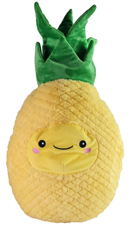 Ananas Plüschfigur ca. 60 cm - Weich, kuschelig und farbenfroh