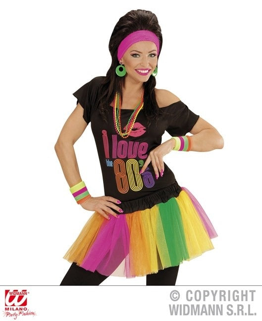 Multicolor Neon Tütü Rock für Kinder – Bunt und Auffällig