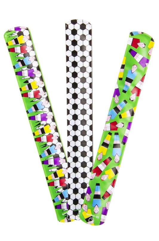 Klatscharmband Schnapparmband Fussball sortiert ca 22x3cm