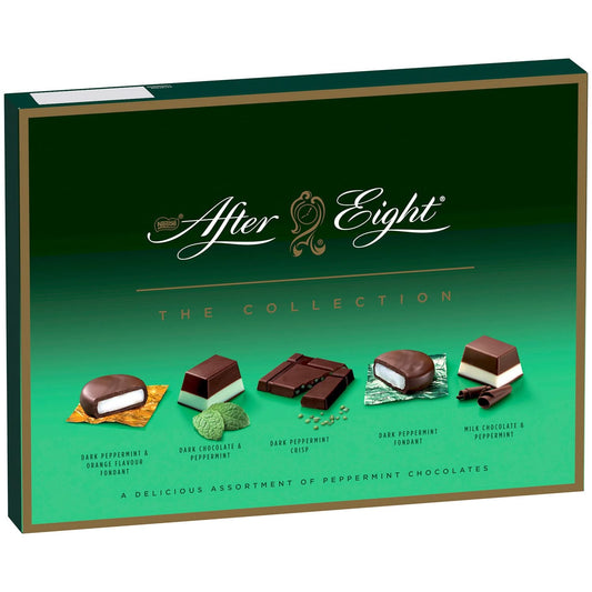 After Eight Die Kollektion 199g - Edle Schokoladen-Mints mit Pfefferminzgeschmack