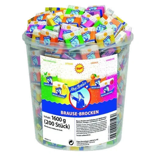 Ahoj Brause Ahoj-Brause Brause-Brocken 200 Stück im Karton candytoys.ch Switzerland