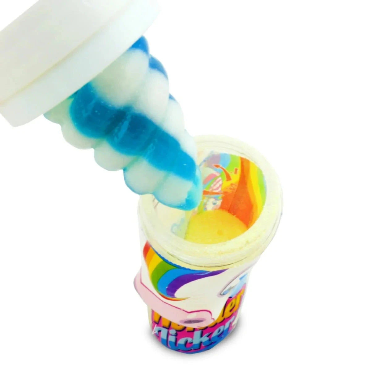 Alex Sweets GmbH Einhorn Lutscher mit saurem Pulver, 50g, 1 Stück