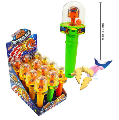 Alex Sweets GmbH Sweet Flash B´Ball – Basketball-Spiel &amp; Brausevergnügen | 12 Stück