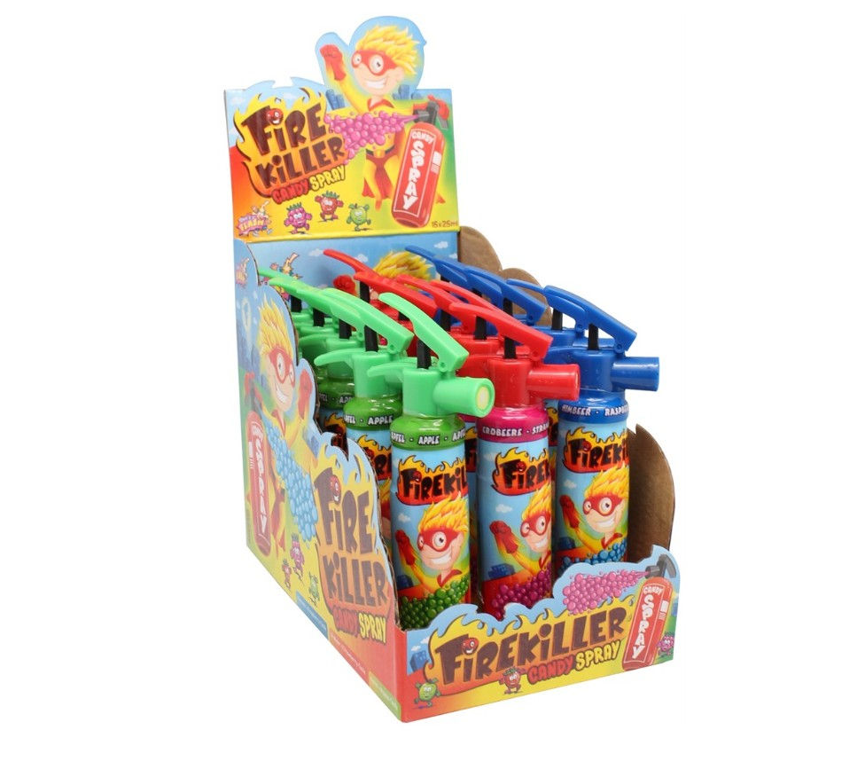 Alex Sweets GmbH Sweet Flash Fire Killer Candy Spray 15 Stück im Karton