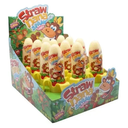 Alex Sweets GmbH Sweet Flash Strawnana Spray – Erdbeere &amp; Banane | 12 × 25 ml