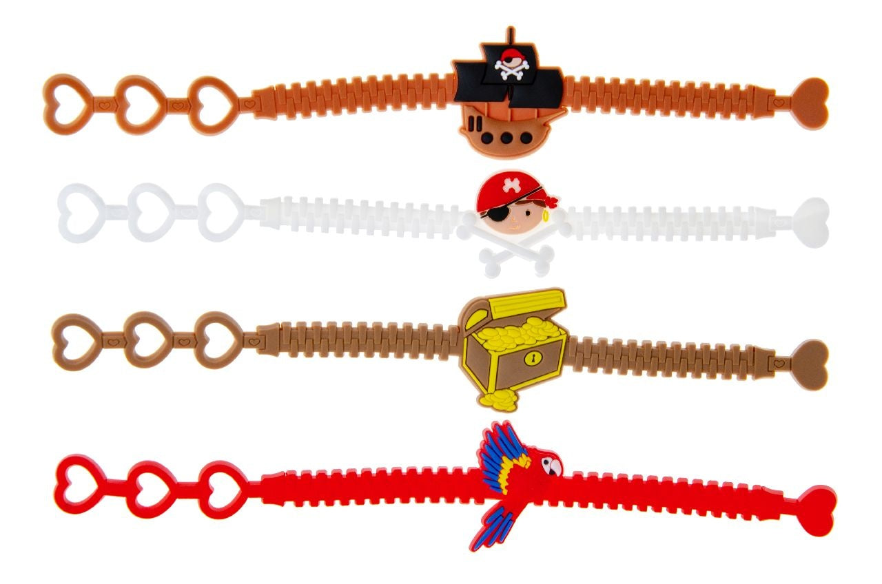 Armband Piratendesign 4 Farben sortiert ca 12cm