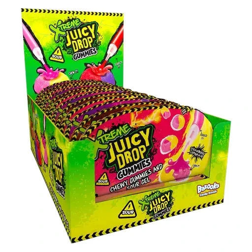 Bazooka Bazooka Xtreme Juicy Drop Gummies 12 Stück im Karton candytoys.ch Switzerland