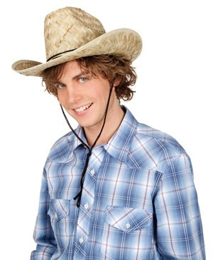Hut - Dallas bull - Strohhut, feste Qualität