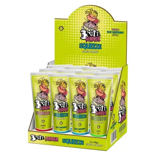 Brain Licker freekee Brain Licker Squeeze 12 Stück im Karton candytoys.ch Switzerland