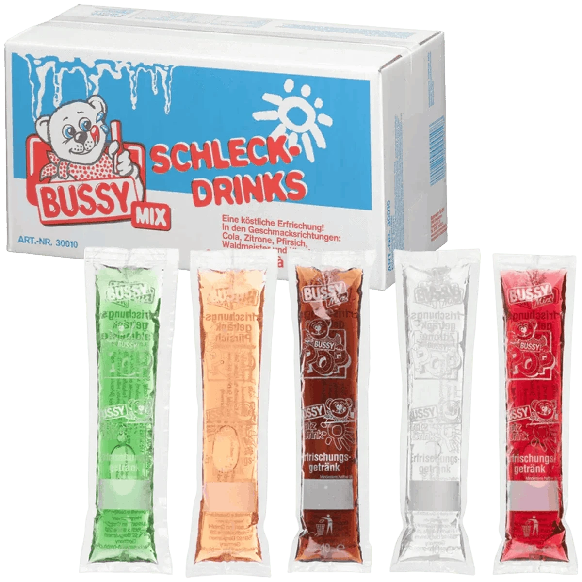 Bussy Wassereis Bussy Mix 200 Stück à 40ml