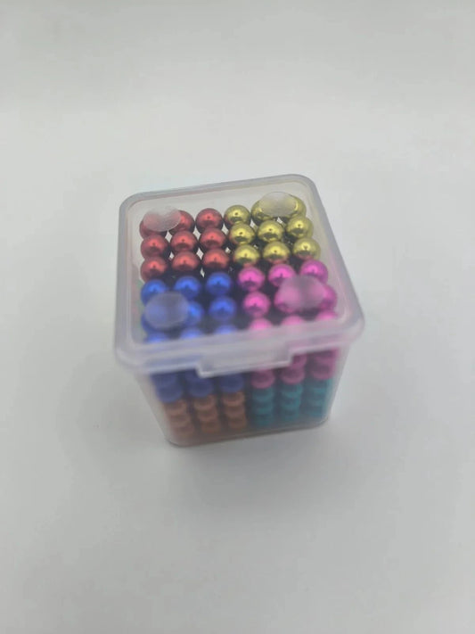 candytoys.ch 216 Mini Magnetkugeln Farbig Grösse 4.9mm