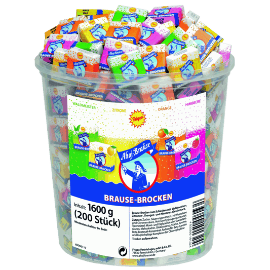 candytoys.ch Ahoj-Brause  Brause-Brocken  200 Stück im Karton candytoys.ch Switzerland