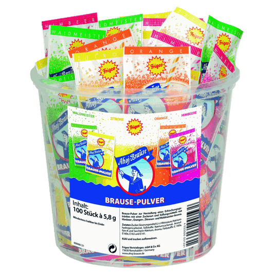 candytoys.ch Ahoj Brause  Brause-Pulver  100 Stück in der Dose candytoys.ch Switzerland
