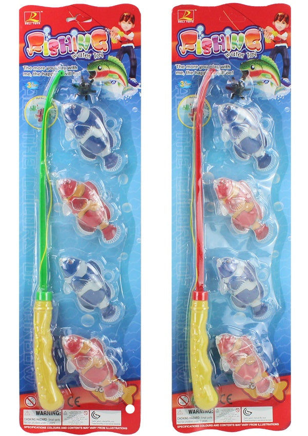 candytoys.ch Angelspiel 2-fach sortiert mit 4 Fischen Karte ca 51x14,5cm candytoys.ch Switzerland