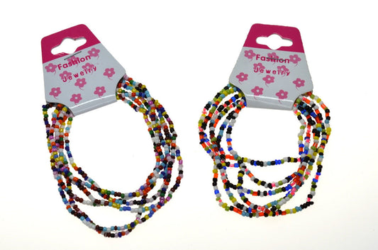 candytoys.ch Armband bunt 6 Stück an Karte - 4-farbig sortiert Preis für 6 Armbänder candytoys.ch Switzerland