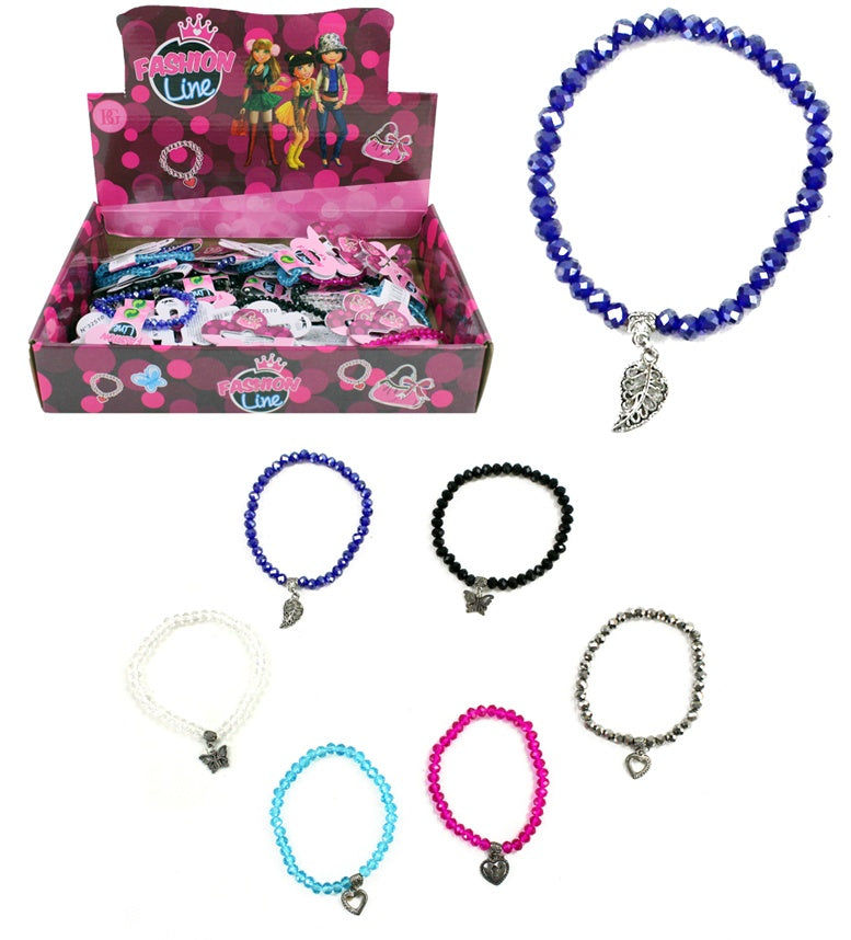 candytoys.ch Armband mit Anhänger 6 Farben sortiert ca 18cm candytoys.ch Switzerland