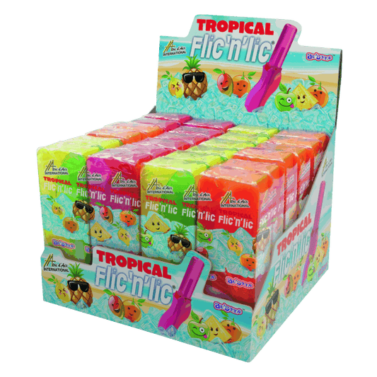 candytoys.ch au’some flic ‘n’ Lic tropical 24 Stück im Karton candytoys.ch Switzerland