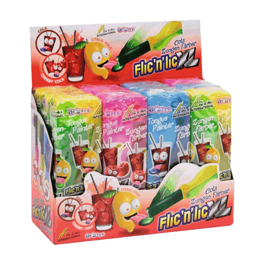 candytoys.ch au’some Flic’n’ Lic XL Zungenfärber 12 Stück im Karton candytoys.ch Switzerland