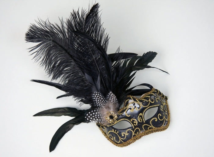 candytoys.ch Augenmaske mit Federn, schwarz candytoys.ch Switzerland