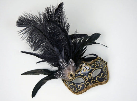 candytoys.ch Augenmaske mit Federn, schwarz candytoys.ch Switzerland