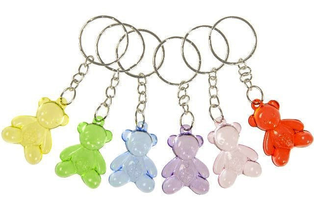 candytoys.ch Bärchen transparent an Schlüsselanhänger - ca 3,5cm candytoys.ch Switzerland