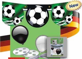 candytoys.ch Ballons- Dekoballongirlande Fußball candytoys.ch Switzerland