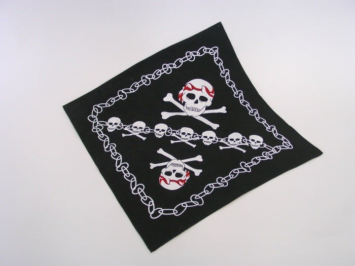 candytoys.ch Bandana, schwarz, mit Druck, ca. 53 x 53 cm candytoys.ch Switzerland