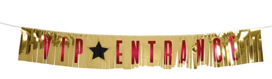 candytoys.ch Banner Lametta 'VIP ENTRANCE' - ca 21x150cm candytoys.ch Switzerland