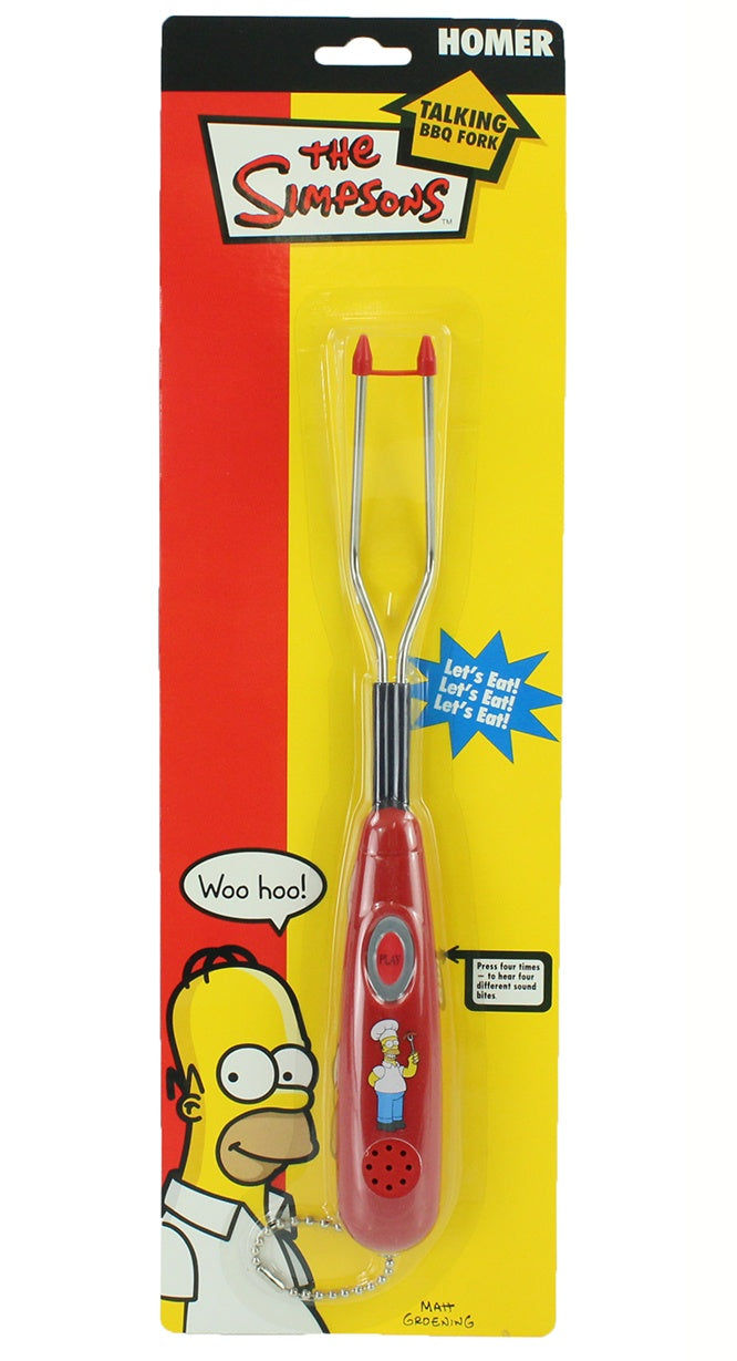 candytoys.ch BBQ Gabel Grillgabel mit Sound Die Simpsons Homers Stimme