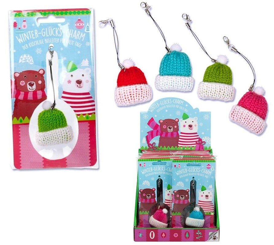 candytoys.ch BENNI & BRUNO Winter-Glücks-Charm Anhänger 4 farbig sortiert - ca 5cm candytoys.ch Switzerland