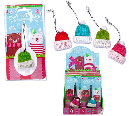 candytoys.ch BENNI & BRUNO Winter-Glücks-Charm Anhänger 4 farbig sortiert - ca 5cm candytoys.ch Switzerland