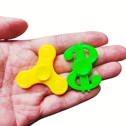 candytoys.ch Bunte Mini-Gyros im Kombi-Pack - 4 Stück Finger-Spielzeug