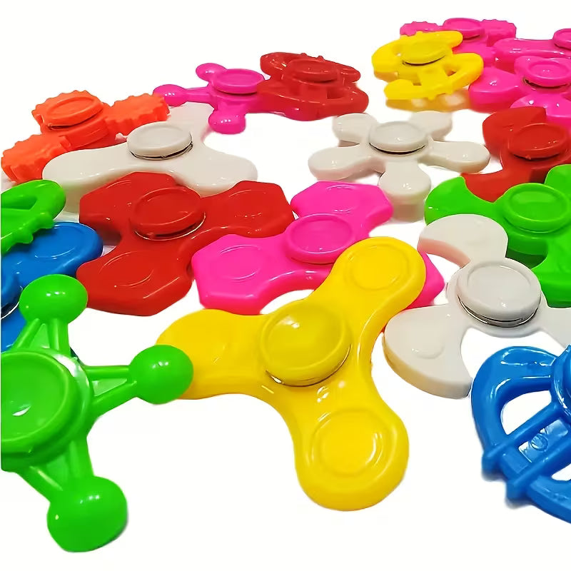 candytoys.ch Bunte Mini-Gyros im Kombi-Pack - 4 Stück Finger-Spielzeug