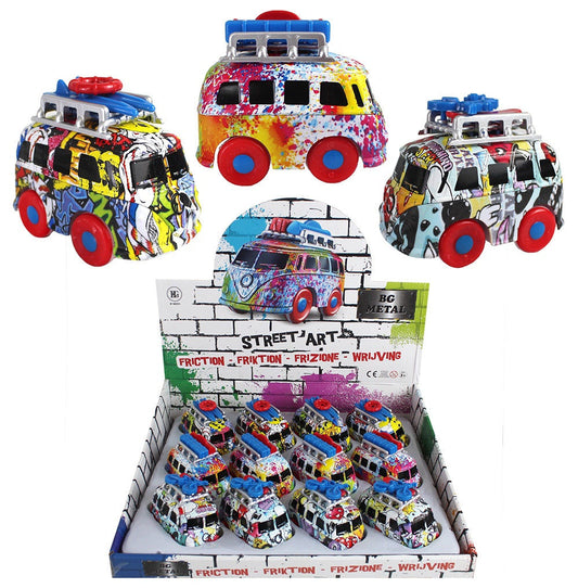 candytoys.ch Bus Hippie 3-fach sortiert METALL ca 9cm candytoys.ch Switzerland
