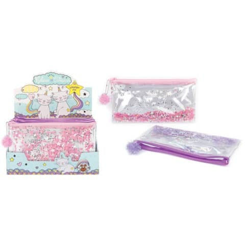 candytoys.ch CATICORN Schlamperetui 2-farbig sortiert ca 19x11,5cm candytoys.ch Switzerland