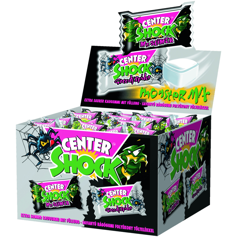 candytoys.ch Center Shock Monster Mix 100 Stück im Karton candytoys.ch Switzerland
