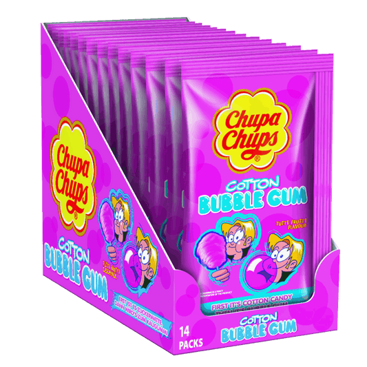 candytoys.ch Chupa Chups  Cotton Tutti Frutti  14 Stück im Karton candytoys.ch Switzerland
