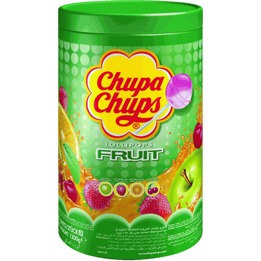 candytoys.ch Chupa Chups  Frucht  100 Stück in der Dose candytoys.ch Switzerland