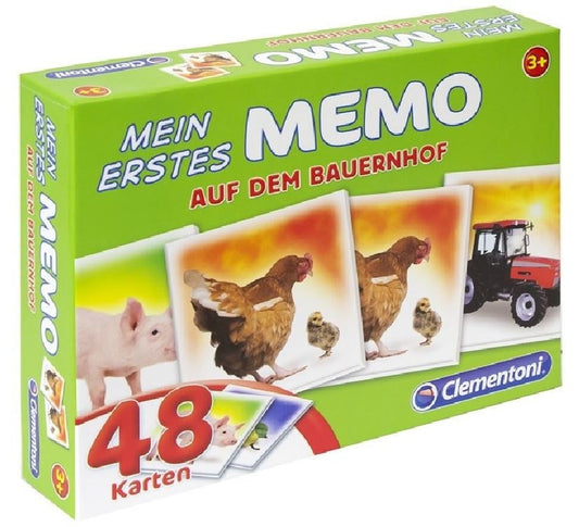 candytoys.ch Clementoni 96314-8 - Mein erstes Memo, Auf dem Bauernhof 48 Karten candytoys.ch Switzerland