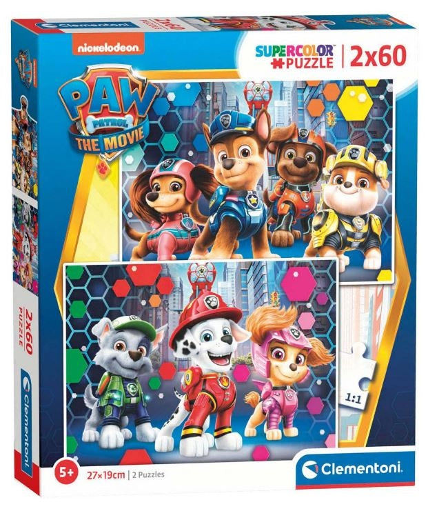 candytoys.ch Clementoni Paw Patrol - Supercolor Puzzle 2 x 60 Teile candytoys.ch Switzerland