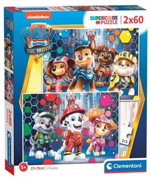 candytoys.ch Clementoni Paw Patrol - Supercolor Puzzle 2 x 60 Teile candytoys.ch Switzerland