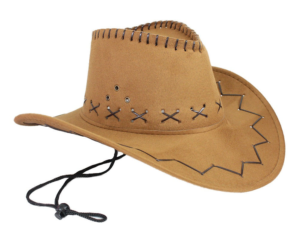 candytoys.ch Cowboyhut hellbraun Velourlederoptik candytoys.ch Switzerland