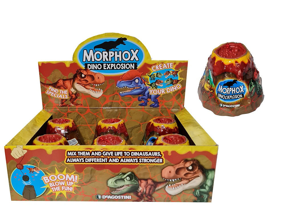 candytoys.ch De Agostini Morphox Explosion Spielfigur Dino Vulkanausbruch - ca 8x10,5cm candytoys.ch Switzerland