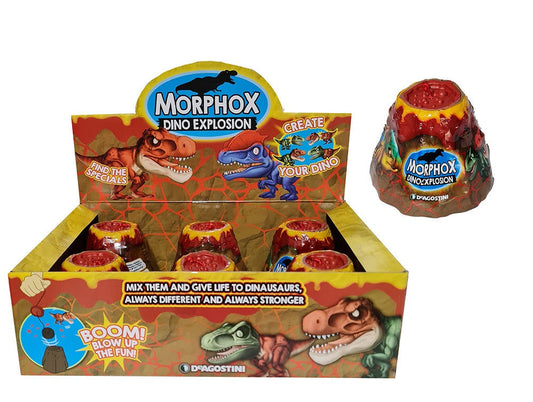 candytoys.ch De Agostini Morphox Explosion Spielfigur Dino Vulkanausbruch - ca 8x10,5cm candytoys.ch Switzerland