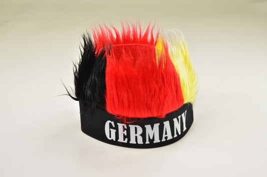 candytoys.ch Deutschland Stirnband Mütze schwarz-rot-gold Plüschhaare candytoys.ch Switzerland