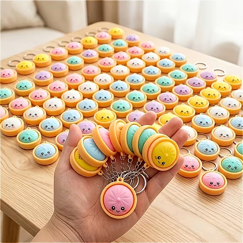 candytoys.ch Dumpling Schlüsselanhänger – Süßes Mini-Spielzeug & Geschenkidee 1 Stück