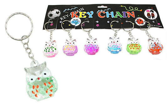 candytoys.ch Eule Kristalleule an Schlüsselanhänger ca 3,5cm