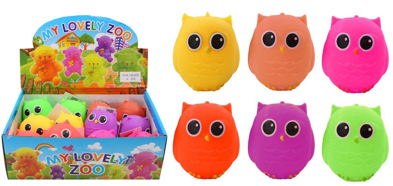 candytoys.ch Eule mit Licht farbig sortiert ca 7 x 6,5 x 5,5 cm candytoys.ch Switzerland