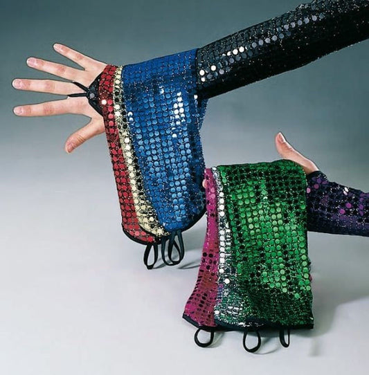 candytoys.ch fingerlose Paillettenhandschuhe, silber candytoys.ch Switzerland