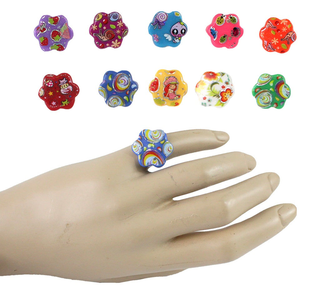 candytoys.ch Fingerring Kinderring mit verschiedenen Motiven und Größen candytoys.ch Switzerland